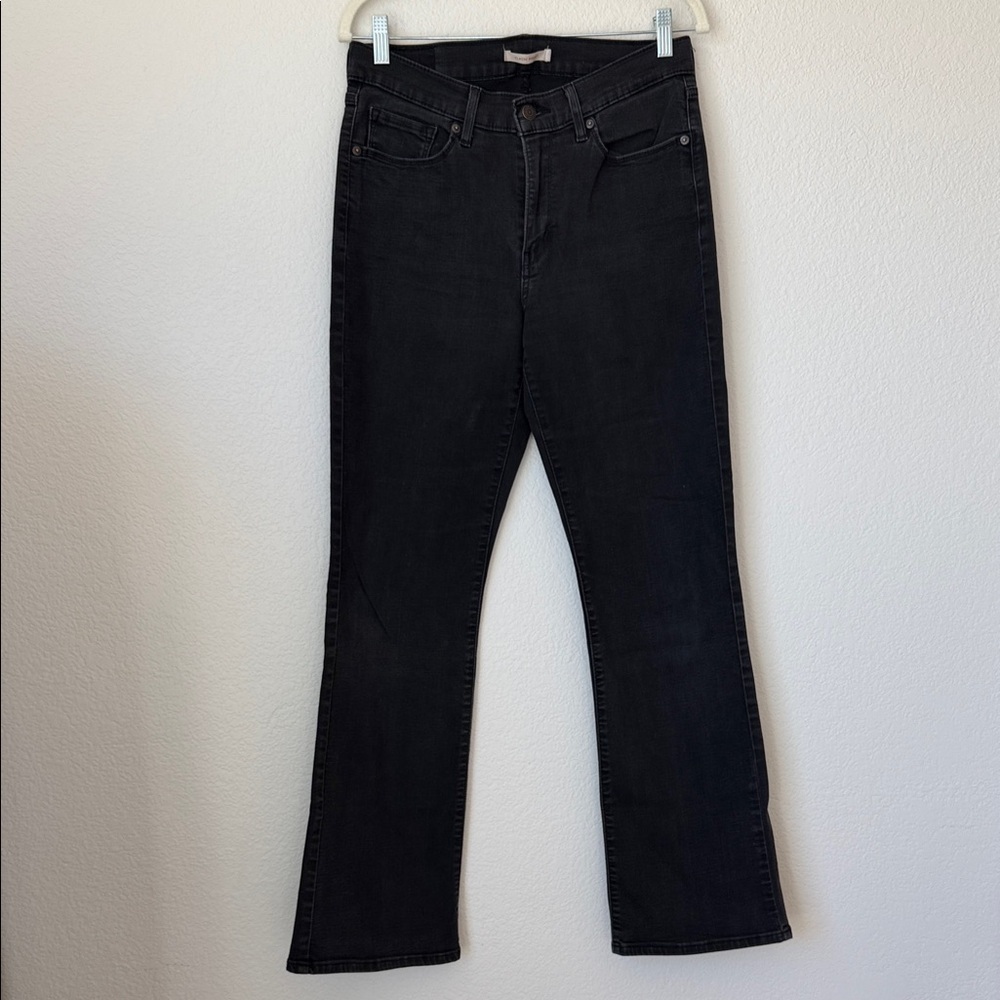 Levi’s Black Bootcut Jeans 30x32 Womens Size 10 Classic Mid Rise Denim